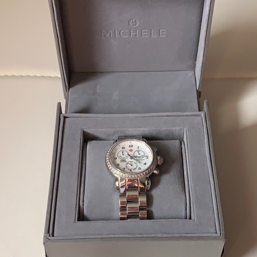 Round MICHELE CSX Chronograph Diamond 100 Watch🔥